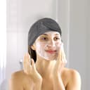 Thumbnail 6 de Kinhwa Sethaarband Mikrofaser Abschminkeinband Grau 🪬
