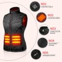 Thumbnail 1 de Kintiwe beheizte Weste Damen 12000 mAh Powerbank ⌚