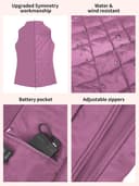 Thumbnail 6 de Kintiwe beheizte Weste Damen 12000 mAh Powerbank ⌚