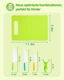 Thumbnail 1 de Koonie Kindermesser 5-teiliges Sicherheit Messer Set für Kinder ⌚