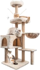 Thumbnail principal de Kratzbaum Stabil 145 cm Katzenbaum mit Höhle 🐱