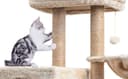 Thumbnail 6 de Kratzbaum Stabil 145 cm Katzenbaum mit Höhle 🐱