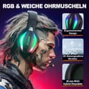 Thumbnail 1 de Krysenix PG1 Gaming Headset mit RGB und Noise‑Cancelling Mikrofon 🎧