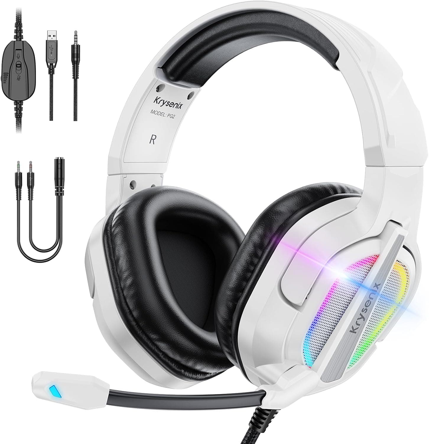 Krysenix PG2 RGB Gaming Headset für PS4/PS5/PC 🎧