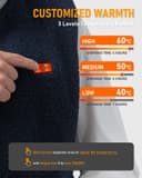 Thumbnail 2 de LABCOOL beheizbare Weste 6-Zonen, USB-Powerbank 10000 mAh ⌚