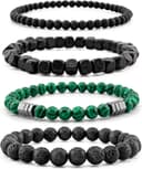 Thumbnail 1 de Lameybrt Herren Armband-Set Tigerauge, 3er-Pack 🎧