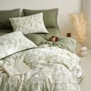 Thumbnail 3 de Lanqinglv Bettwäsche 155×220 cm Grün mit Blattmuster 🛏️