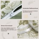 Thumbnail 5 de Lanqinglv Bettwäsche 155×220 cm Grün mit Blattmuster 🛏️