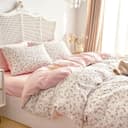 Thumbnail 3 de Lanqinglv Bettwäsche 220x240 cm Blattmuster Grün Weiß 🌿🛏️