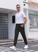 Thumbnail 4 de Lantch Jogginghose Herren Gefütterte Fleecehose - Thermo Sweatpants ⌚