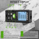 Thumbnail 3 de Laser Entfernungsmesser, Huepar 50M/100M/120M Laser Messgerät Entfernungsmesser mit Laser, hintergrundbeleuchtetem LCD, Messung von Entfernung, Fläche und Volumen und pythagoreischem Modus(ft/m/in)
Laser Entfernungsmesser, Huepar 50M/100M/120M…