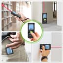 Thumbnail 6 de Laser Entfernungsmesser, Huepar 50M/100M/120M Laser Messgerät Entfernungsmesser mit Laser, hintergrundbeleuchtetem LCD, Messung von Entfernung, Fläche und Volumen und pythagoreischem Modus(ft/m/in)
Laser Entfernungsmesser, Huepar 50M/100M/120M…