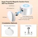 Thumbnail 1 de led wandleuchte innen 2 Stück,wandlampe Wandlichter ohne stromanschluss ,4 Helligkeitsstufen 3 Farbmodi Nachttischlampe akku , 360° Drehbare Touch Control Leuchten Für Kinder Wohnzimmer Schlafzimmer