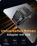 Thumbnail 2 de LENCENT Reiseadapter weltweit mit 2 USB‑A und 2 USB‑C 🔌