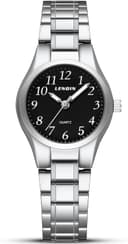 Thumbnail 1 de LENQIN Damenuhr Edelstahl klassisch analog ⌚