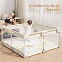 Thumbnail 5 de Lertantri Laufstall 120×120 mit Matratze 🧸