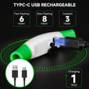 Thumbnail 3 de Leuchthalsband Hund 70 cm, wiederaufladbar, LED 🐶