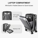 Thumbnail 2 de LEVEL8 Koffer Trolleys Handgepäck Hartschalenkoffer Rollkoffer Reisekoffer, TSA
LEVEL8 Koffer Trolleys Handgepäck Hartschalenk…