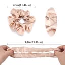 Thumbnail 5 de Lolalet Seide Scrunchies 6 Stück Silk Haargummi Groß für Damen ⌚