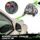 Thumbnail 2 de MAIKEHIGH Abschleppseil 5M x 5cm, 10 Tonnen Tow Rope Kit ⌚