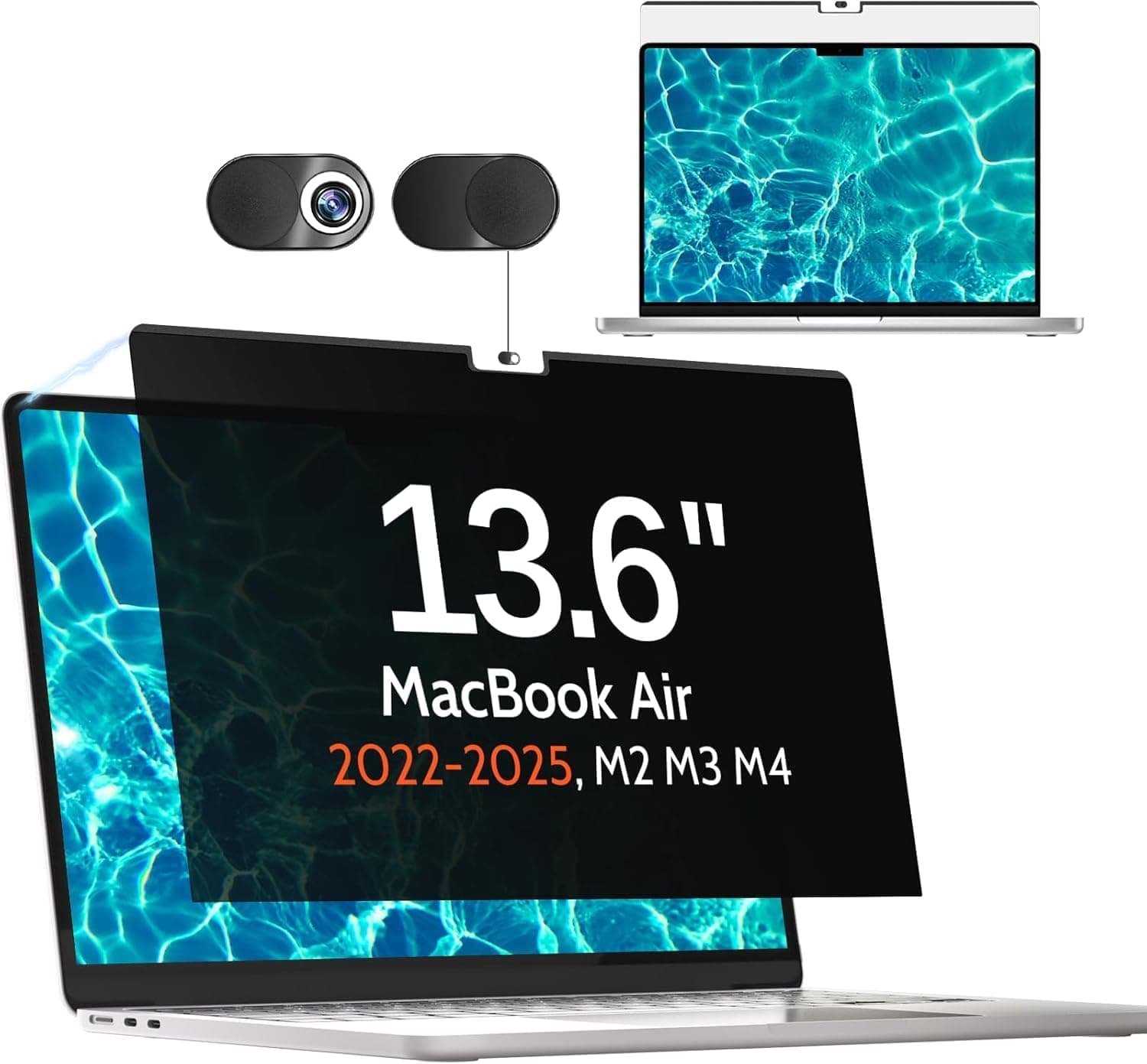 Mamol Blickschutzfilter für MacBook Air 13,6" (2022–2025) ⌚