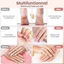 Thumbnail 4 de Maniküre-Pediküre Set Nagelfräser kabellos 6 Aufsätze 10 Geschwindigkeiten ⌚