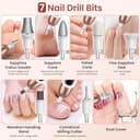 Thumbnail 6 de Maniküre-Pediküre Set Nagelfräser kabellos 6 Aufsätze 10 Geschwindigkeiten ⌚