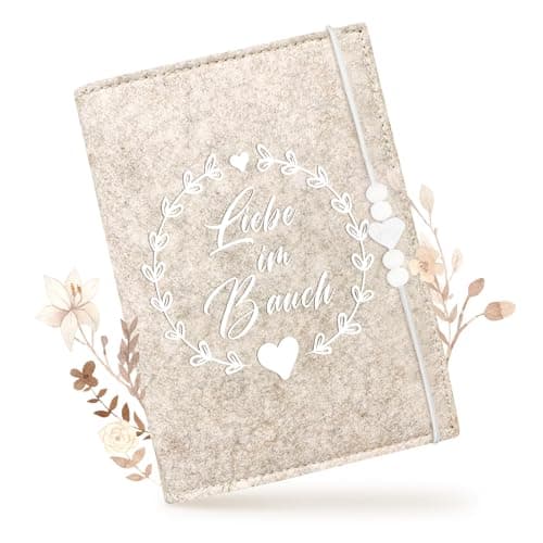 Marvelights Mutterpasshülle Filz für Mutterpass und Impfpass – Geschenk ⌚