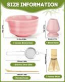 Thumbnail 5 de Matcha Tea Set Pink Rosa – 5‑teiliges Matcha‑Set 🍵