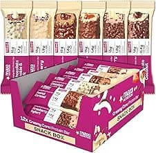 MaxiNutrition Creamy Core Bar Mixbox 12×45 g — Proteinriegel 🎧