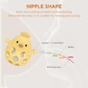 Thumbnail 1 de MCGMITT Greifball mit Rassel Beißring Silikon 0-24 Mon- Gelb 📷