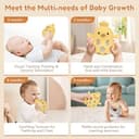 Thumbnail 5 de MCGMITT Greifball mit Rassel Beißring Silikon 0-24 Mon- Gelb 📷