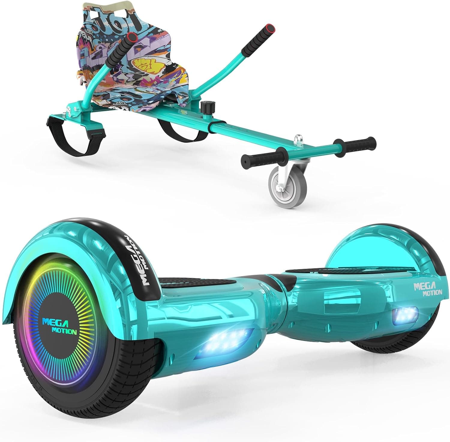 MEGA MOTION 6,5 Zoll Hoverboard mit Sitz 🛴