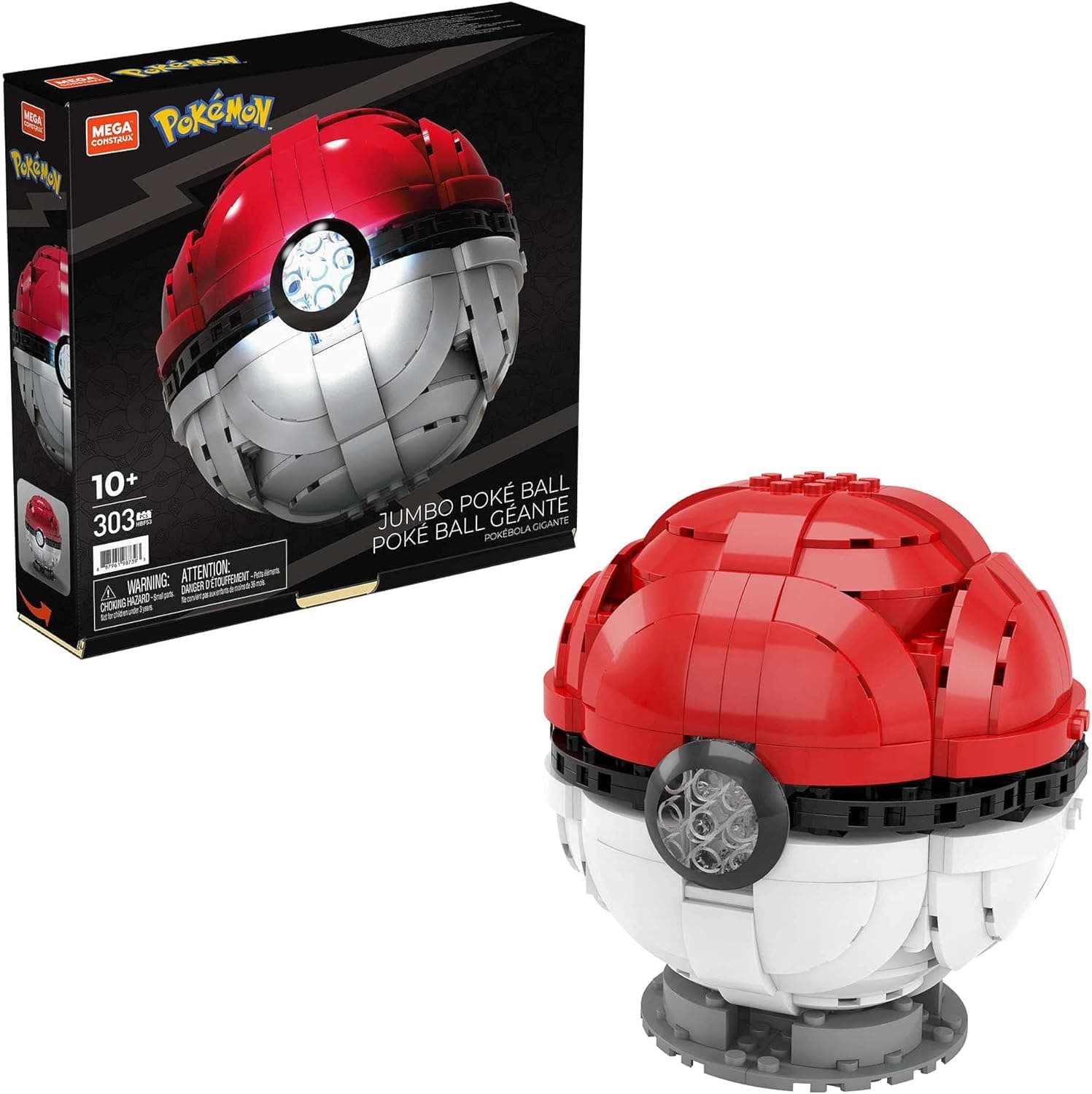 MEGA Pokémon Jumbo Poké Ball-Bauset 303 Teile 🧸