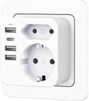 Thumbnail principal de Mehrfachsteckdose 4 USB‑Ports mit USB‑C 🔌