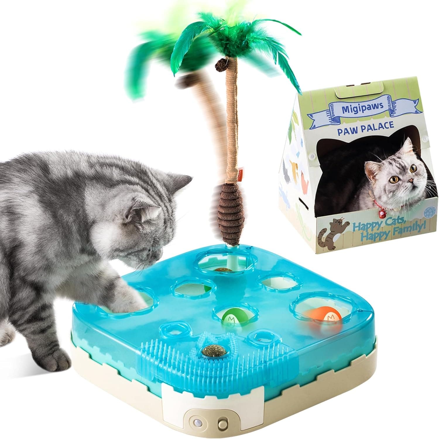 Migipaws 7-in-1 Katzenspielzeug Bewegungssensor 1️⃣📷?