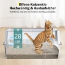 Thumbnail 1 de MIXJOY Katzenklo Edelstahl XL 37L Katzentoilette 📷