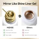 Thumbnail 4 de MIZHSE Gold Metallic Gel 7 ml Nagellack 💅