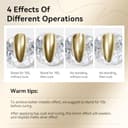 Thumbnail 5 de MIZHSE Gold Metallic Gel 7 ml Nagellack 💅