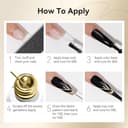 Thumbnail 6 de MIZHSE Gold Metallic Gel 7 ml Nagellack 💅