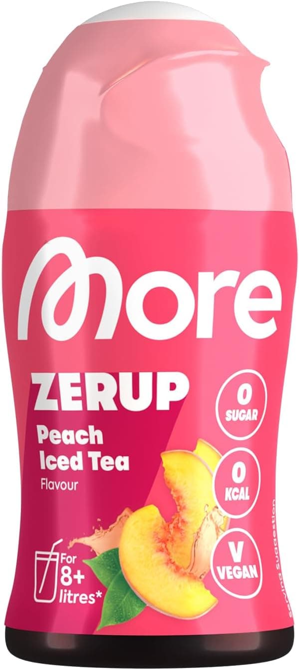 MORE Zerup Peach Iced Tea 65 ml für 8 l 👌