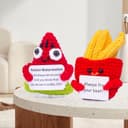 Thumbnail 4 de Mwmoeen Mini Kartoffel Pocket Hug Frontkarte Würfel 🧺