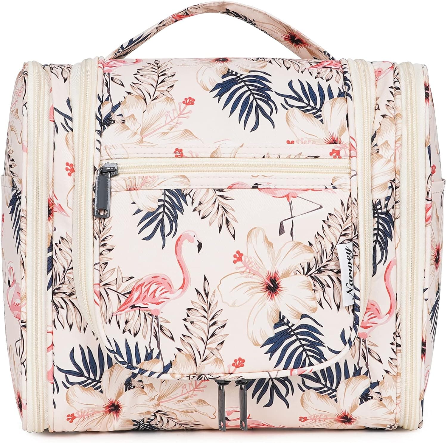 Narwey Klein Kulturbeutel zum Aufhängen – Braun 🧳