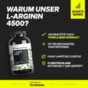 Thumbnail 1 de natural elements L-Arginin 4.500 mg Kapseln 📦