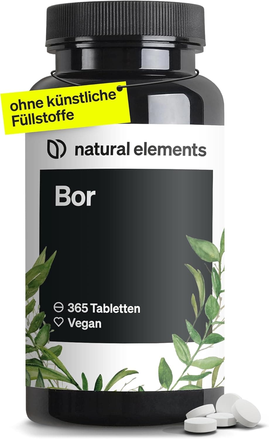 natural elements Reines Bor 3 mg, 365 Tabletten 💊