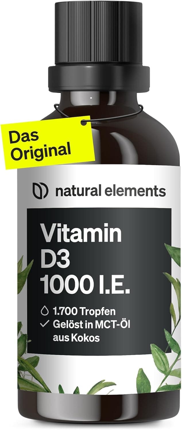 natural elements Vitamin D3 Tropfen 1000 I.E. – 50 ml 💊