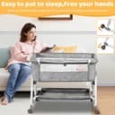 Thumbnail 4 de NIKYJM Beistellbett Baby 3 in 1 mit Höhenverstellung ⌚