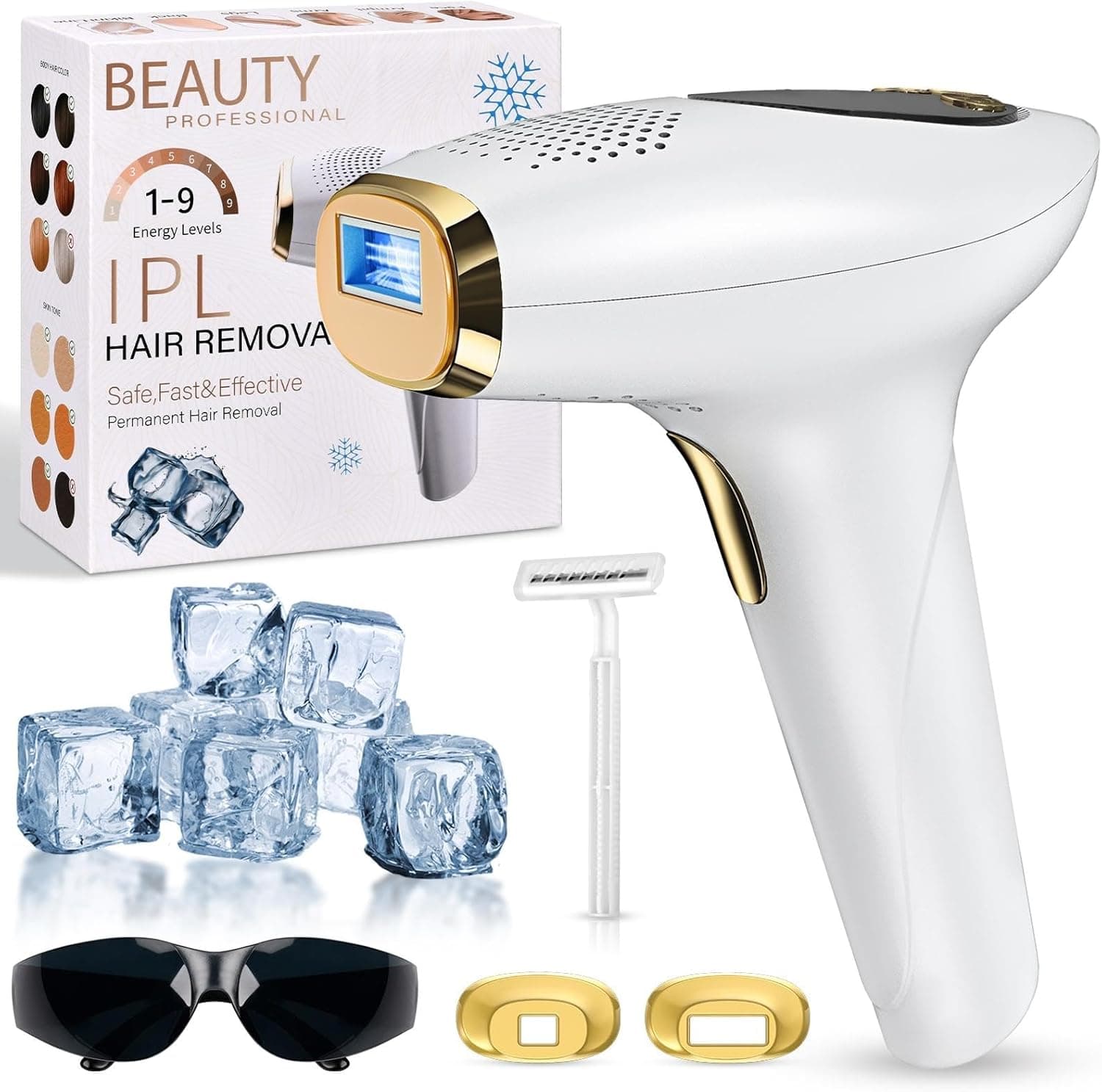 NIKYJM IPL Haarentfernungsgerät 999.999 Lichtimpulse 📷