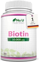 Thumbnail principal de Nu U Nutrition Biotin 10.000 mcg, 365 Tabletten 💊