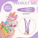 Thumbnail 1 de Obeoby Haarspangen 40 Farben Metal 5,1 cm ⌚📎